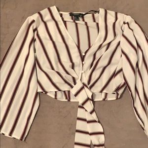 Long sleeve crop top